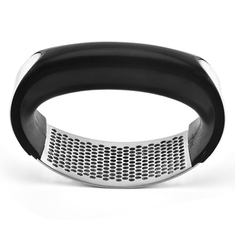 ガーリックプレス - 手動 円形デザイン 多機能 ニンニク潰し器