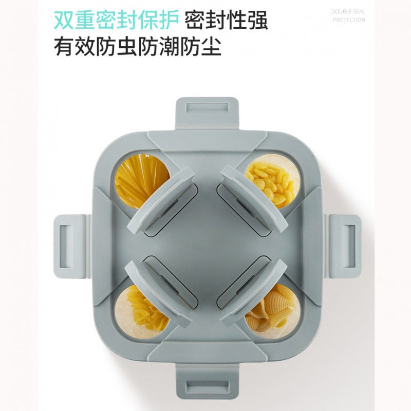 穀物保存容器 - 小型スクエア 家庭用 米びつ 整理整頓