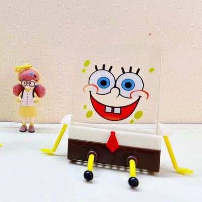 スポンジボブ 水切りラック - キッチン スポンジホルダー 吸水 かわいい