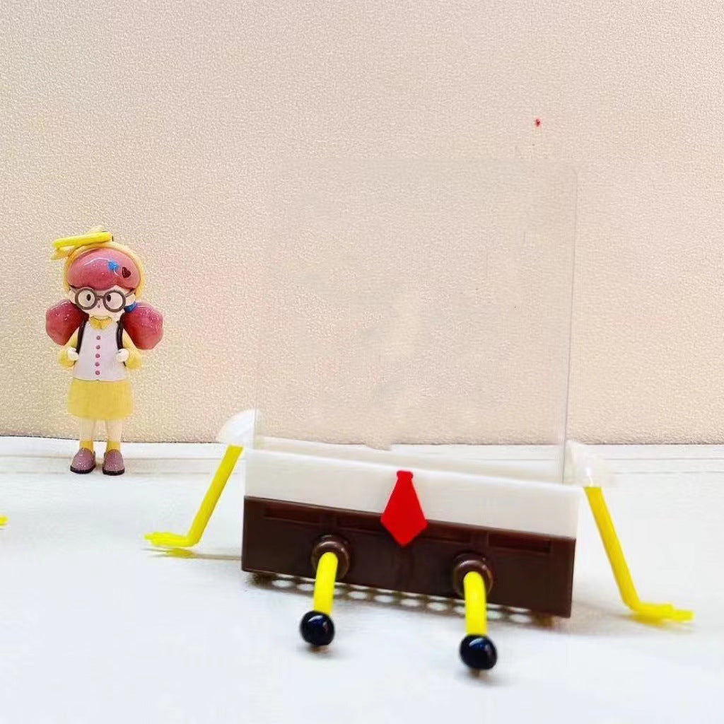 スポンジボブ 水切りラック - キッチン スポンジホルダー 吸水 かわいい