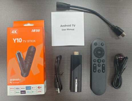 M98 Y10 スマートTVスティック Android 13 - 4K/6K 対応 テレビボックス